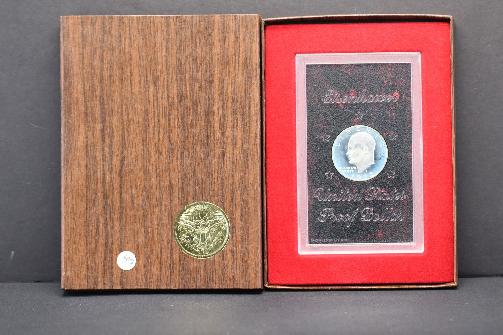 1972-S Proof Silver Ike Dollar in Original GSA Box (1 of 3)