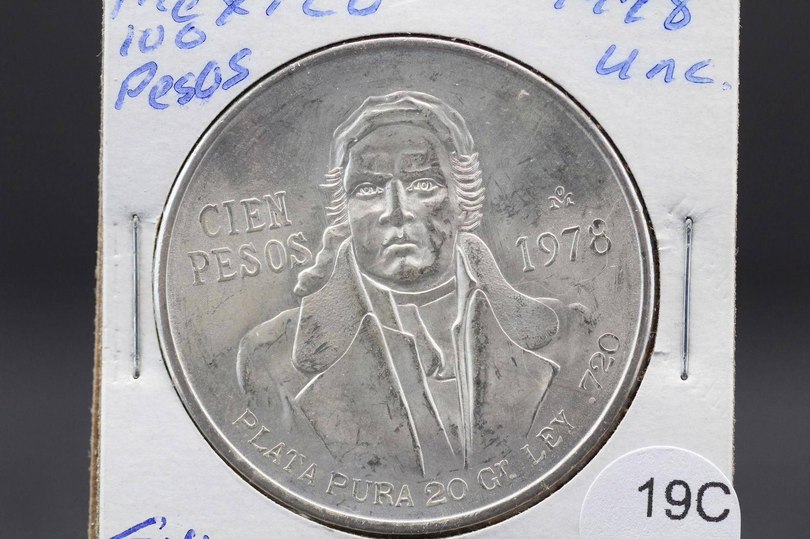 1978 Mexico Silver 100 Pesos. UNC. (1 of 3)