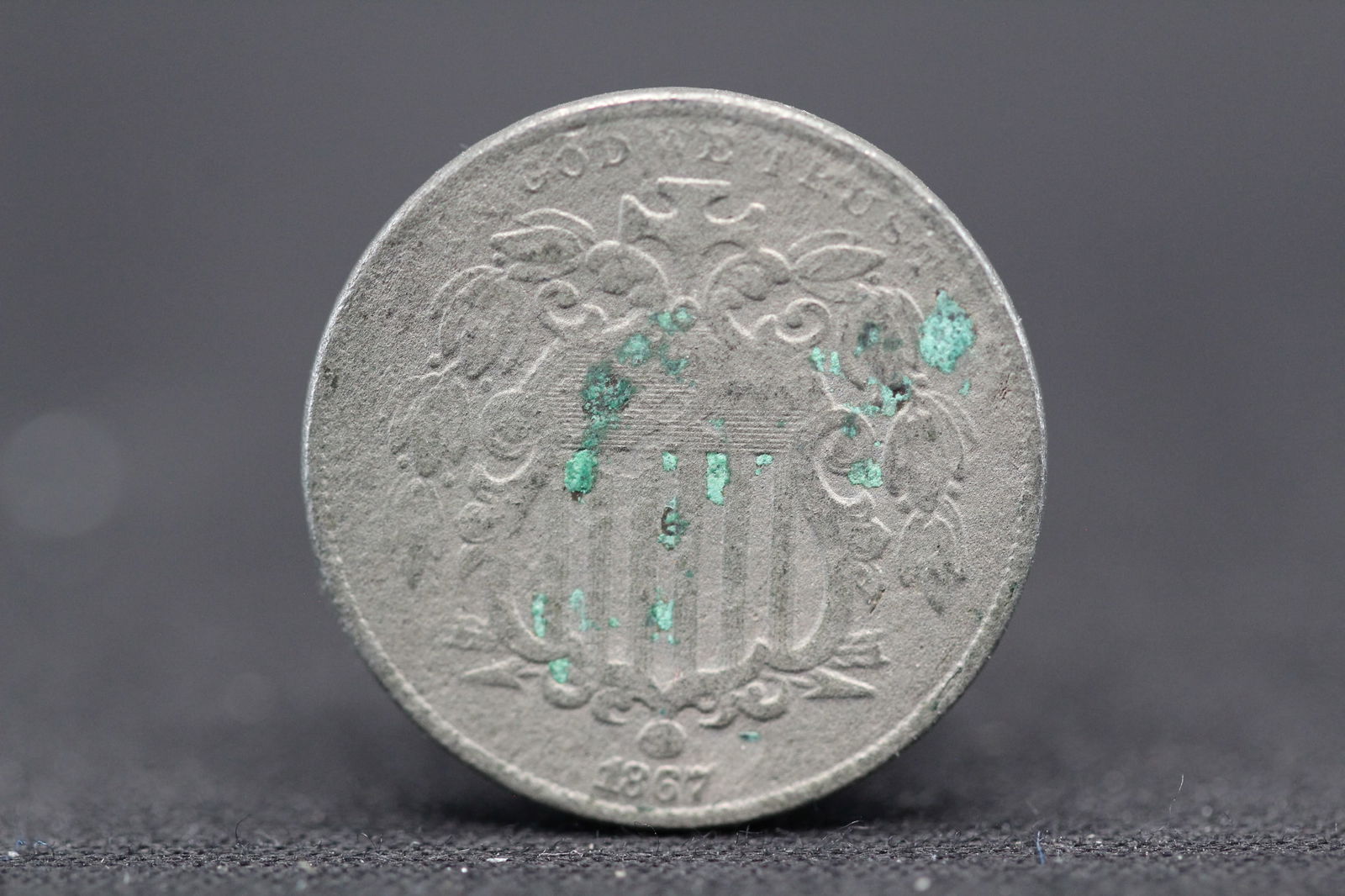 1867 Shield Nickel No Rays (1 of 2)