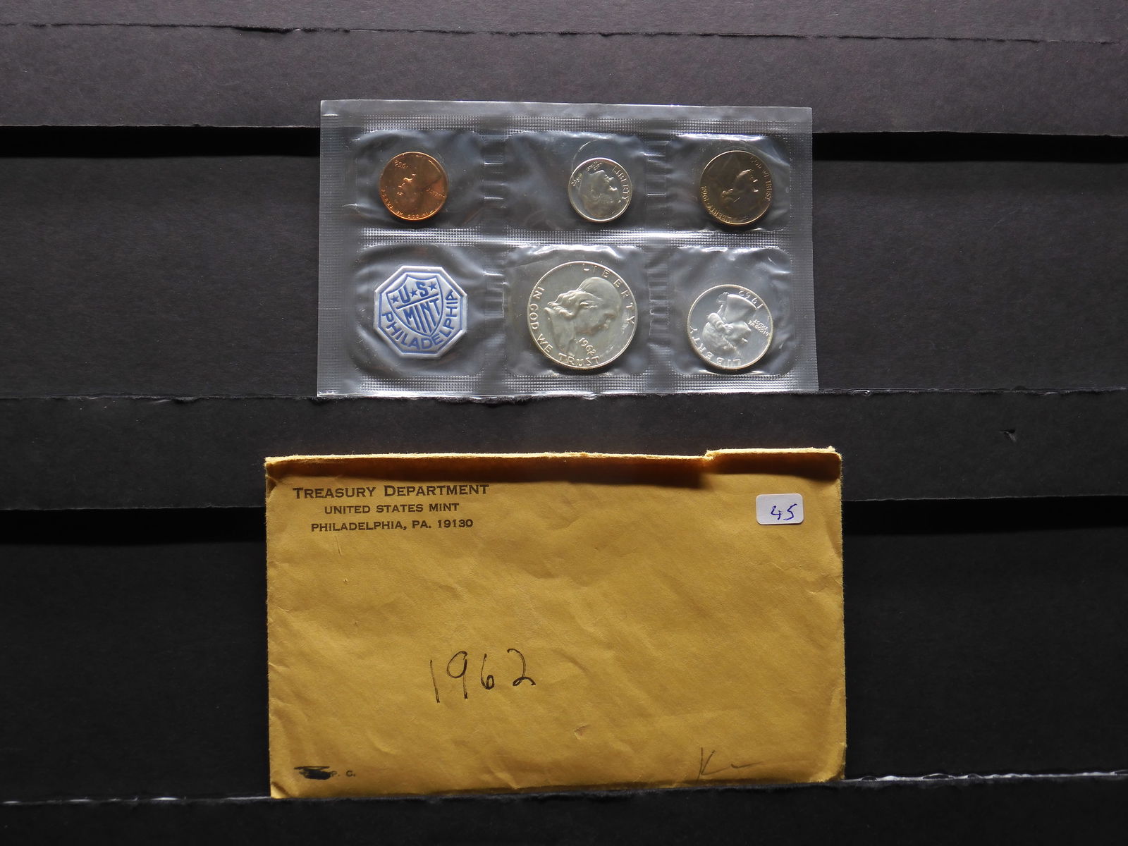 1962 US Proof Set in original package. GEM (1 of 3)