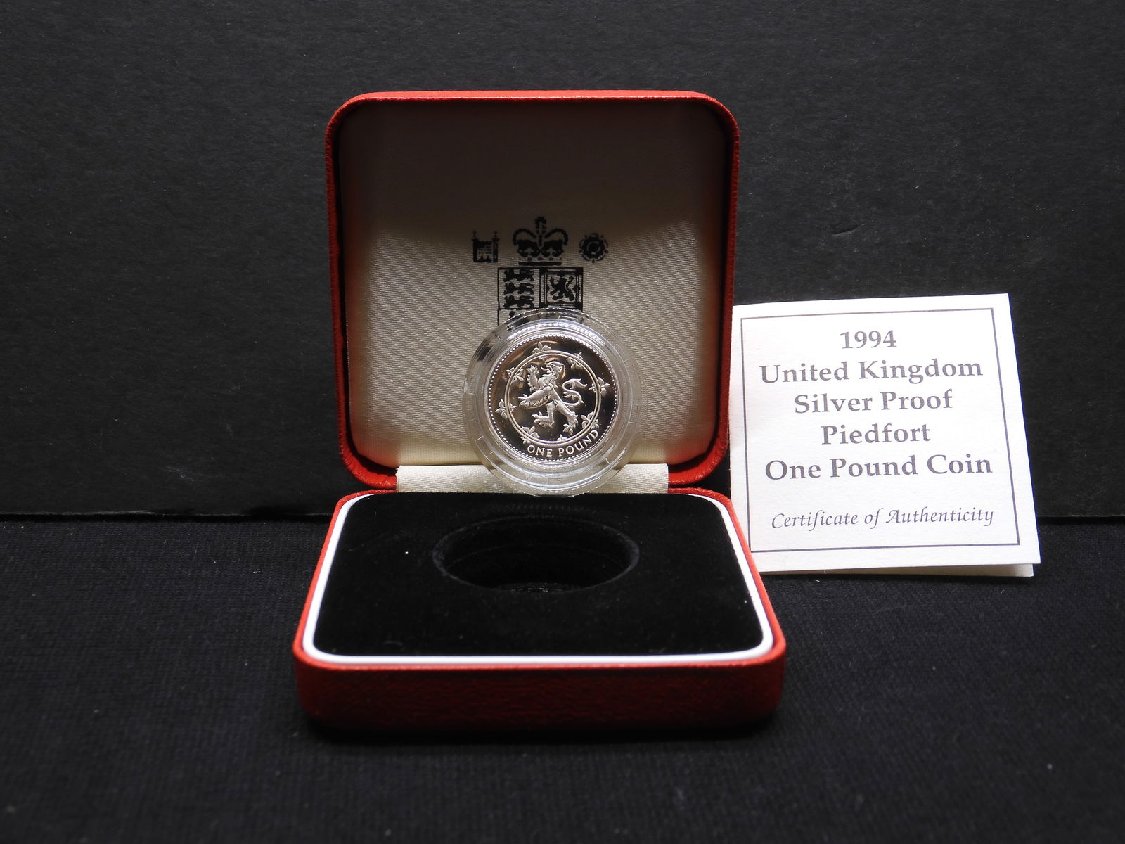 1994 United Kingdom Silver Proof Piedfort One Pound Coin (1 of 4)