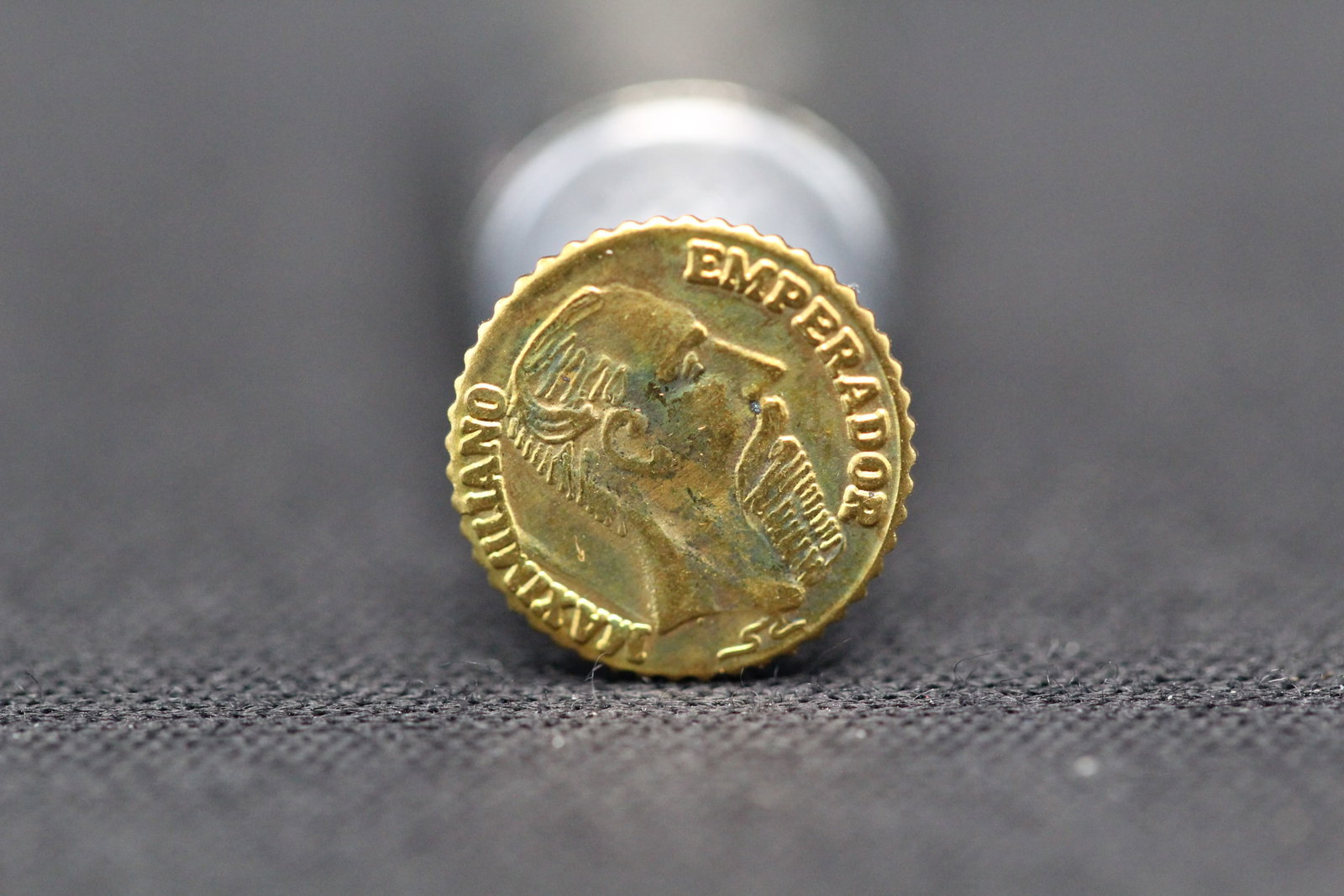 1865 Mini Maximillian Gold Round: 1865 Mini Maximillian Gold Round
