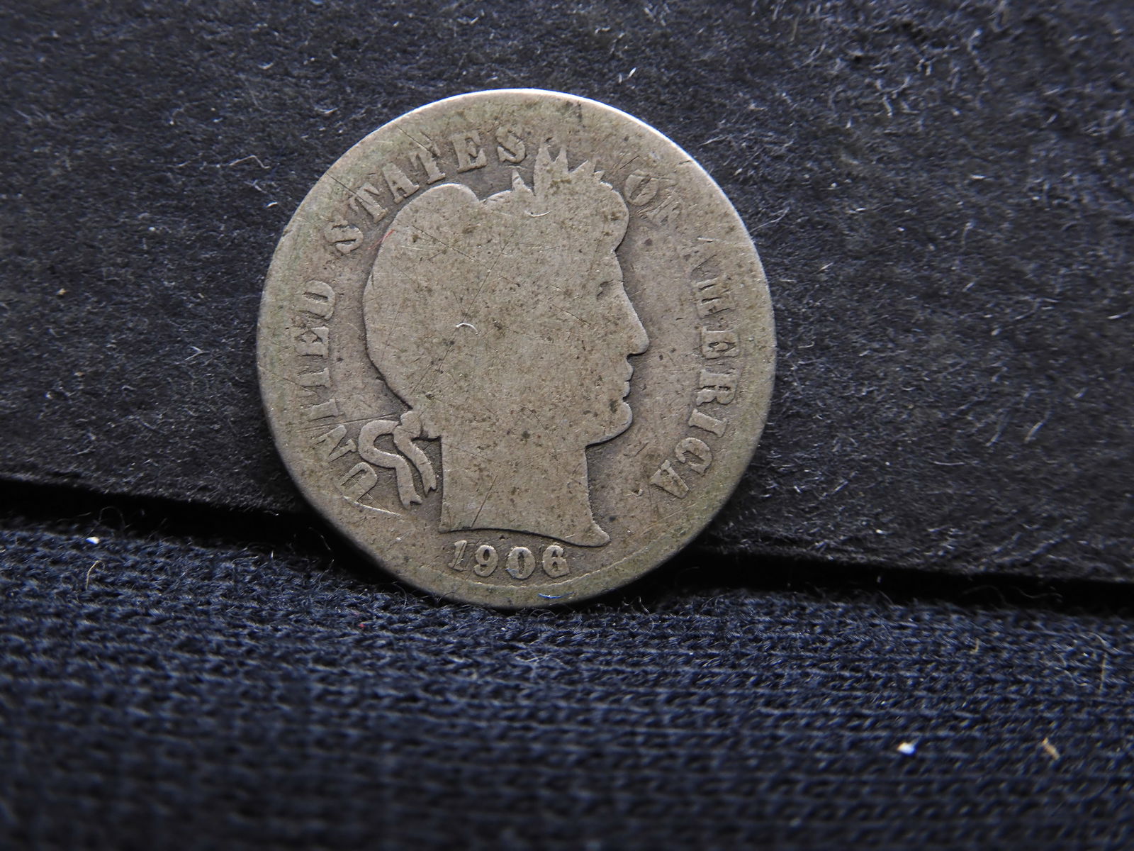 1906 Barber Dime (1 of 3)