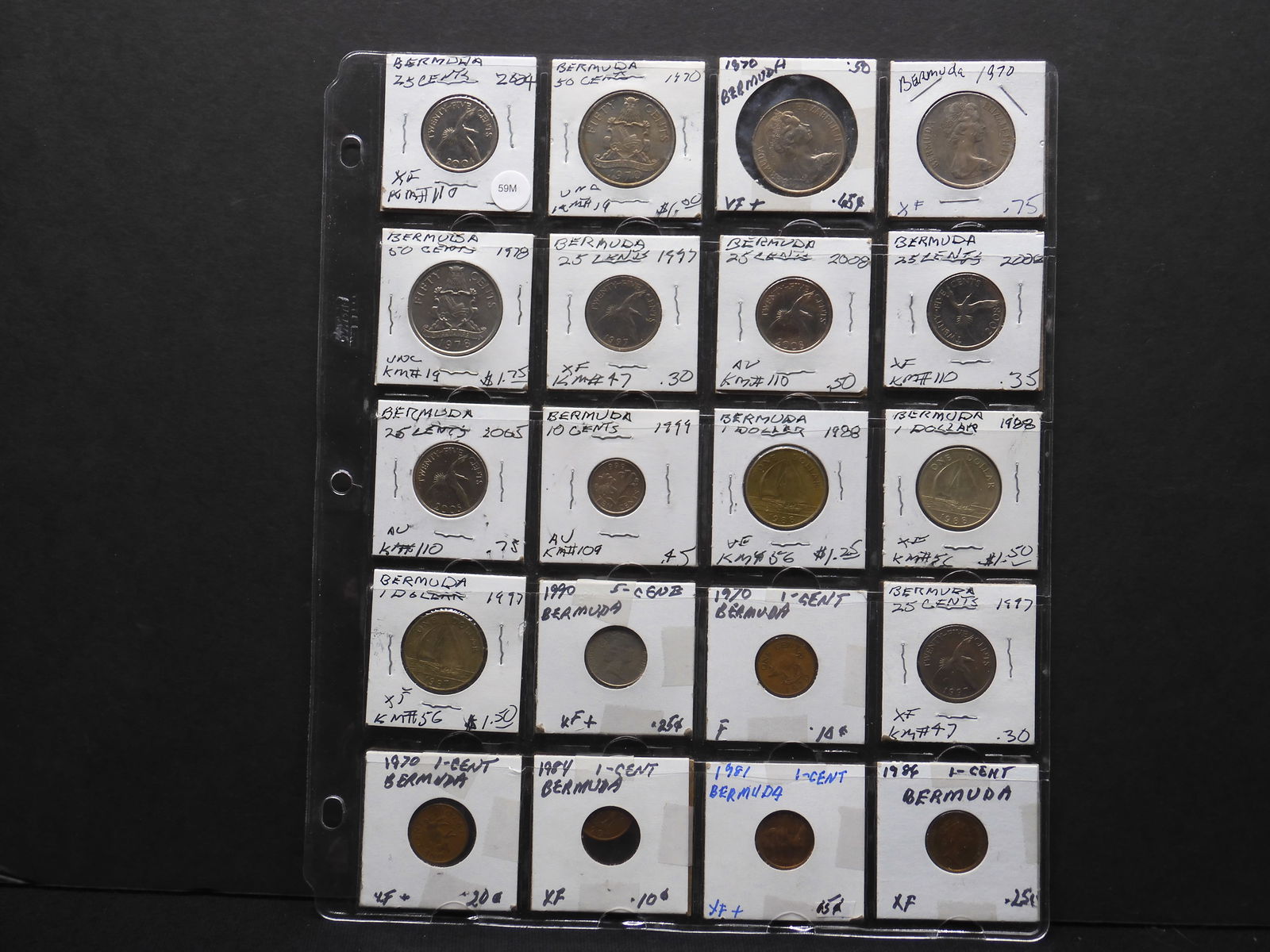 20 Assorted Bermuda Coins (1 of 7)