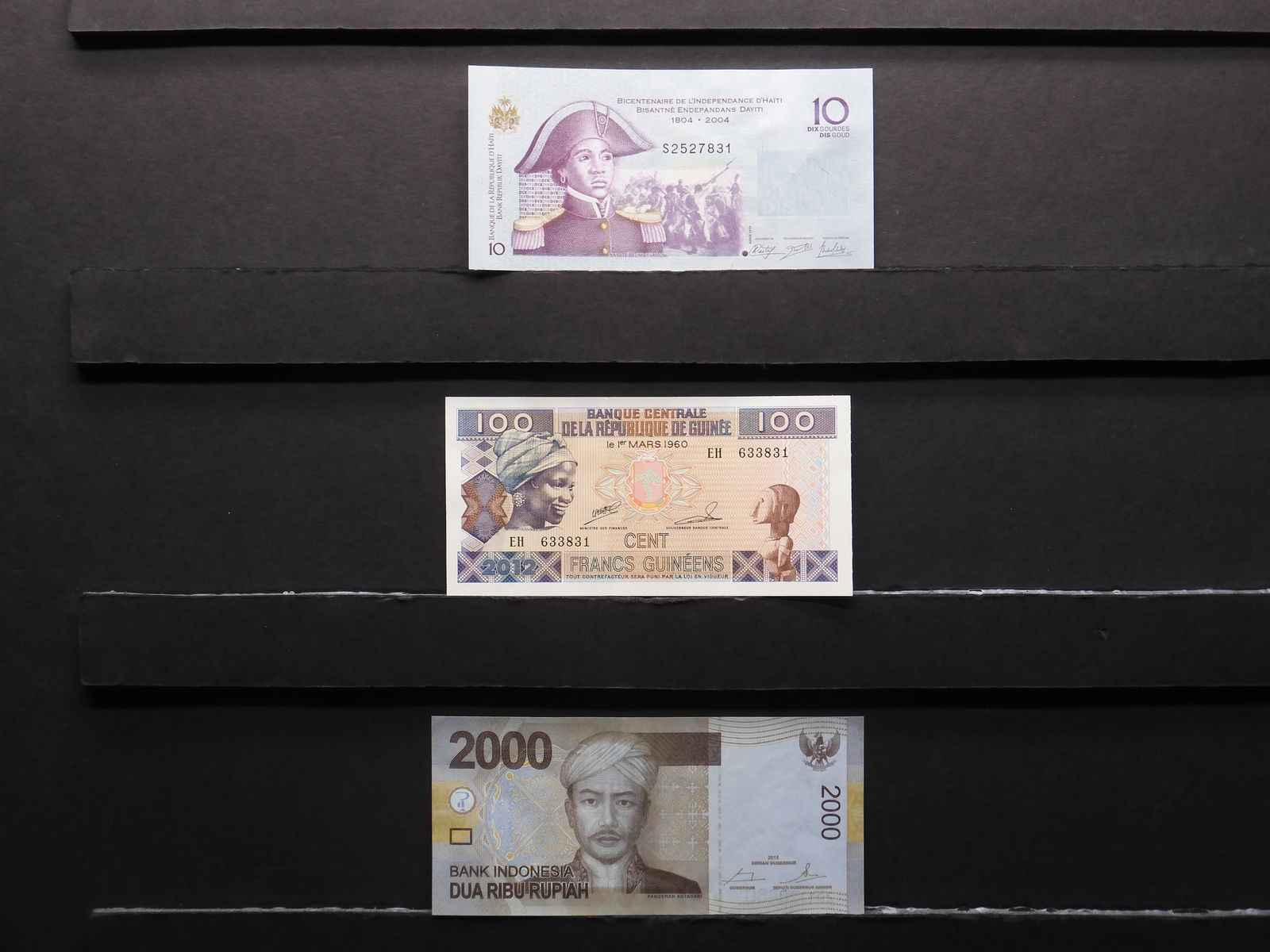 3 Post-2000's Foreign Bank Notes (1 of 5)