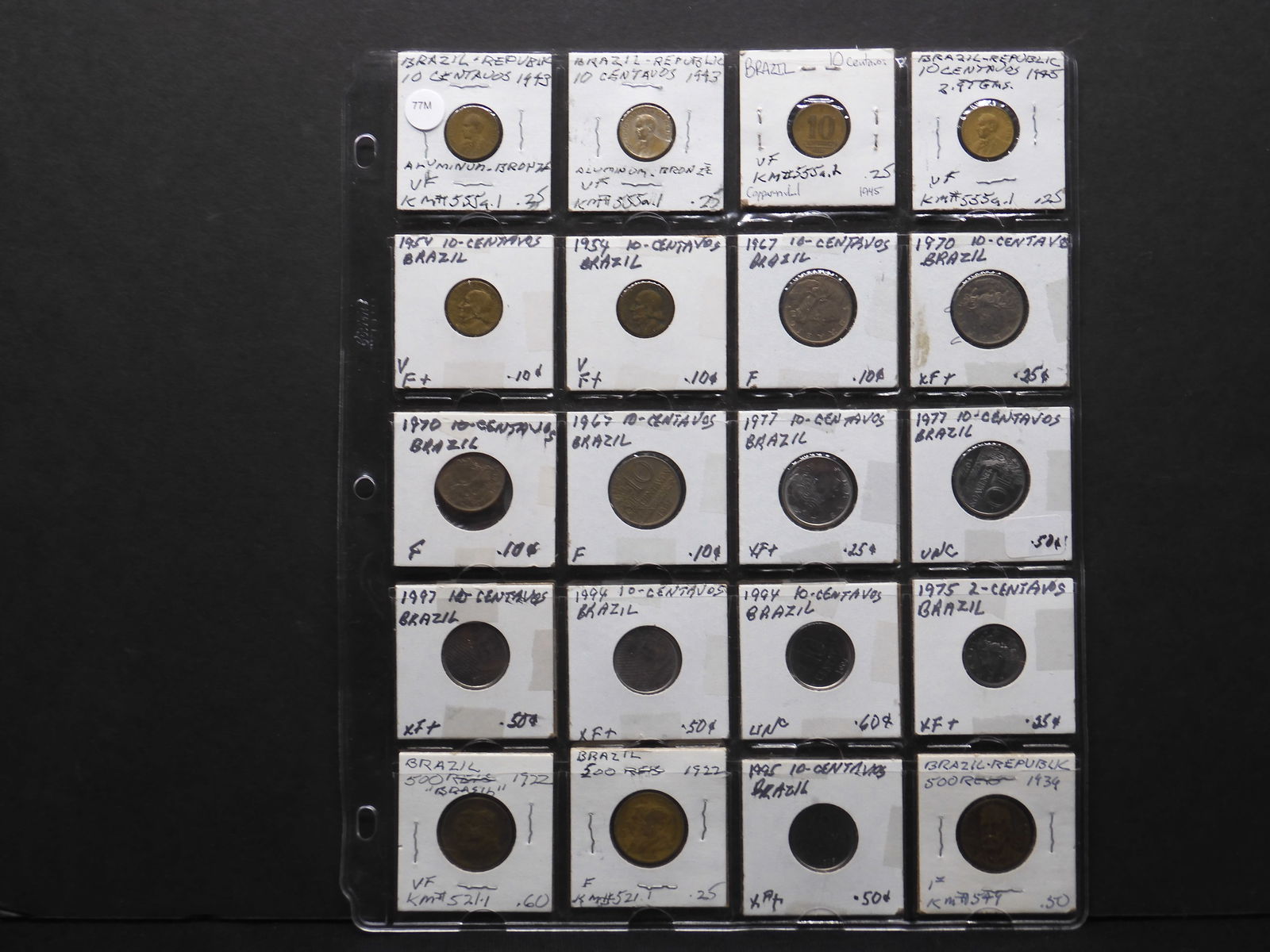 20 Assorted Brazil Coins (1 of 4)