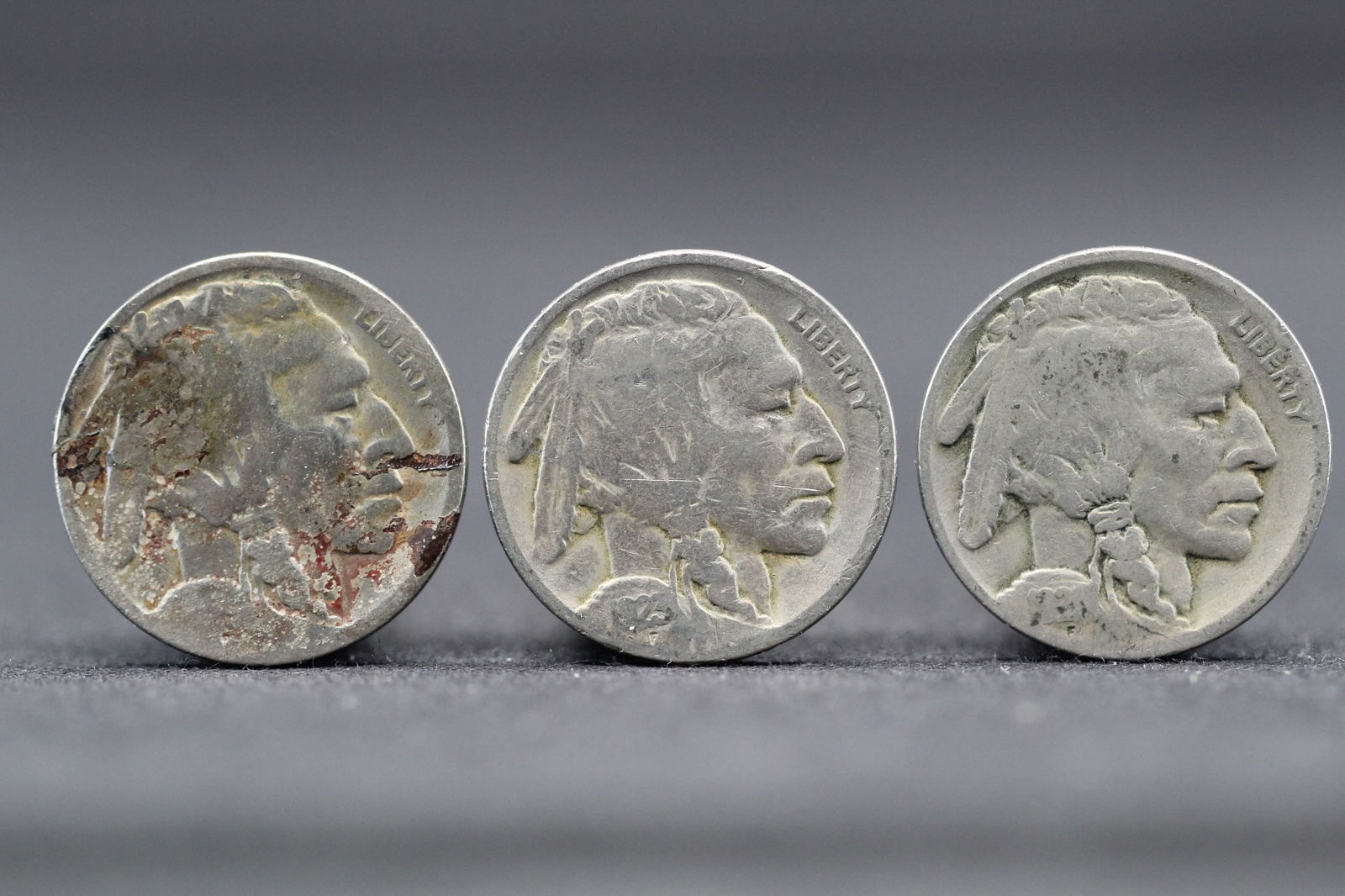 1921, 1923, 1925 Buffalo Nickels (1 of 2)