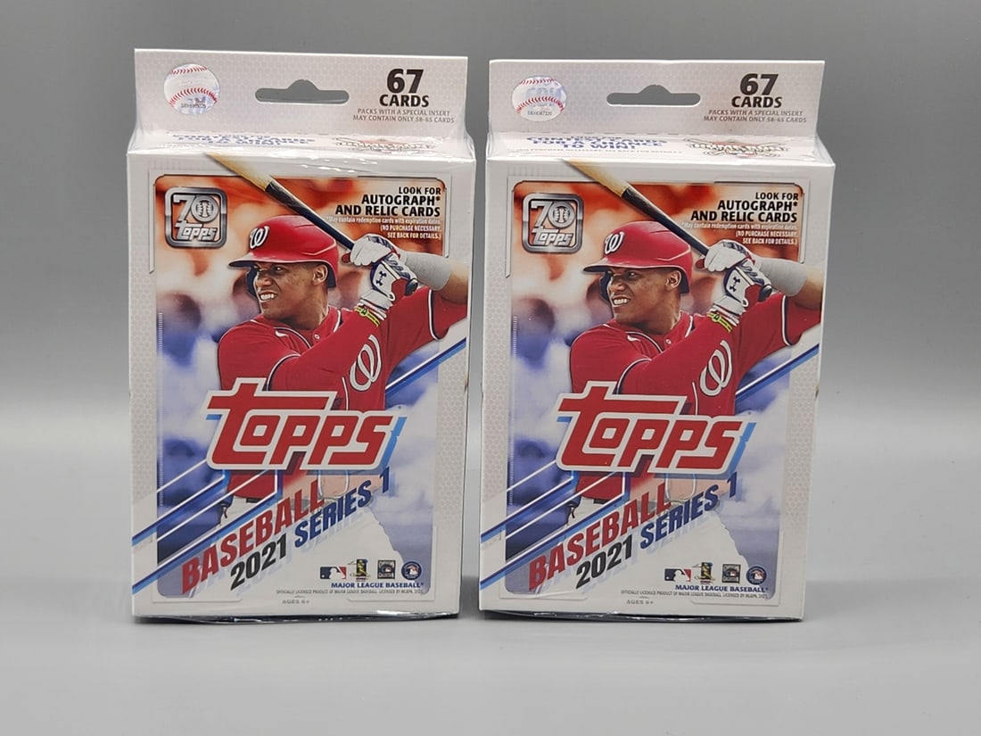 (2) 2021 Topps Baseball Series 1 Hanger Boxes (1 of 2)