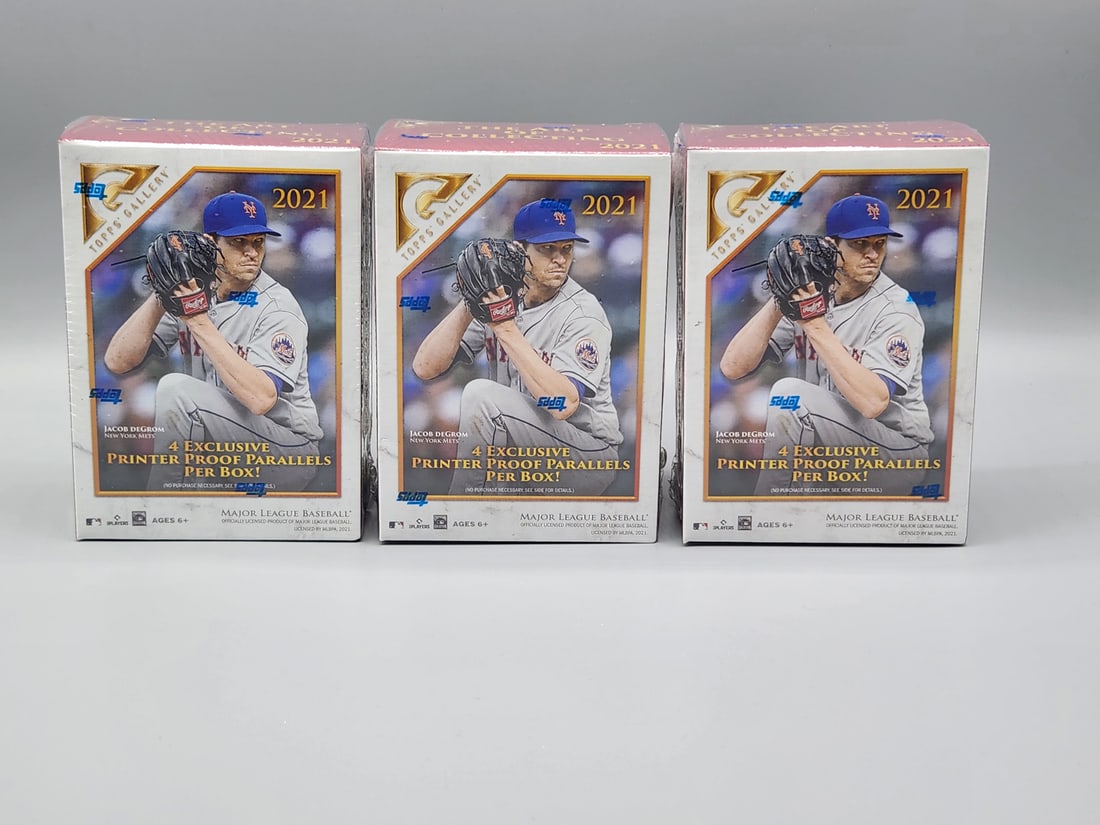 (3) 2021 Topps Gallery Baseball Blaster Boxes (1 of 2)