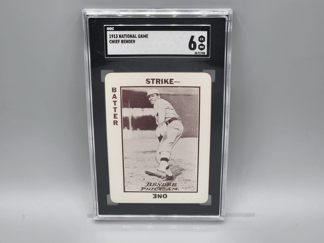 1913 National Game Chief Bender SGC 6 HOF (1 of 2)