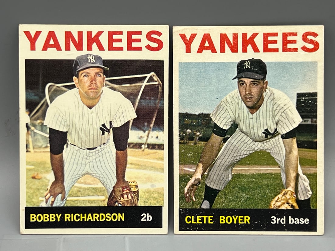 1964 Topps Bobby Richardson #190 & Clete Boyer #69 (1 of 2)