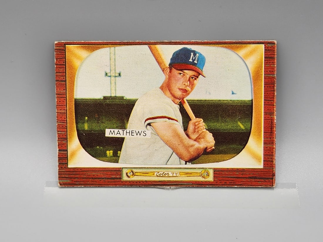 1955 Bowman Ed Mathews #103 HOF (1 of 2)