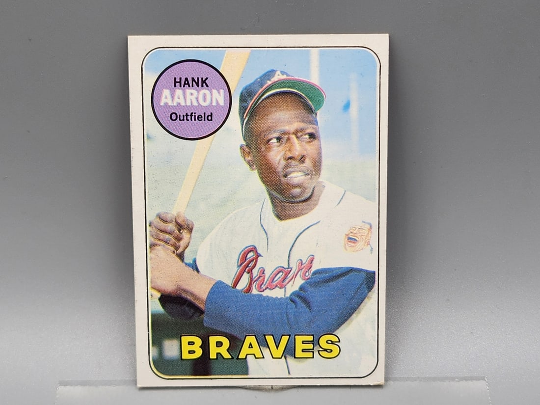 1969 Topps Hank Aaron #100 HOF (1 of 2)