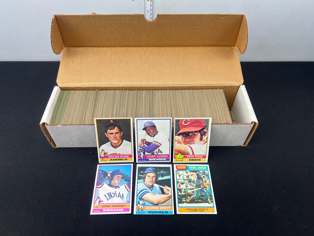 1976 Topps Baseball Complete Set W/ Complete Traded Set As Well - Dennis Eckersley RC (1 of 3)
