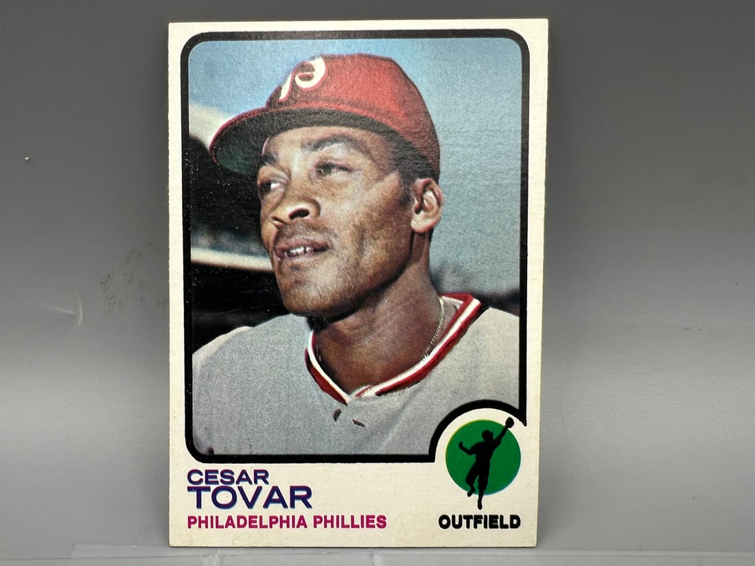 1973 Topps Cesar Tovar Card W/ Wrong Back: 1973 Topps Cesar Tovar Card W/ Wrong Back