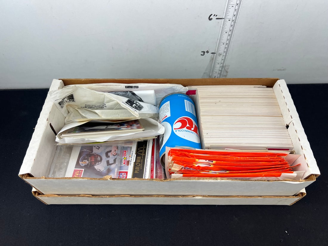 Box of Miscellaneous Sports Cards & Items (1 of 2)