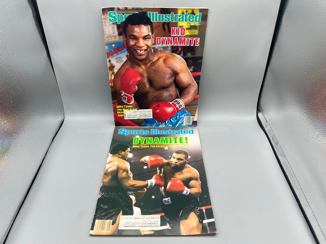 Lot of (2) 1986 Sports Illustrated Magazines W/ Mike Tyson Covers - 1st Cover: Lot of (2) 1986 Sports Illustrated Magazines W/ Mike Tyson Covers - 1st Cover