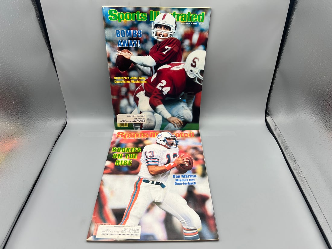 1982 & 1983 Sports Illustrated Magazines & 1983 Sports Illustrated - John Elway & Dan Marino 1st (1 of 2)