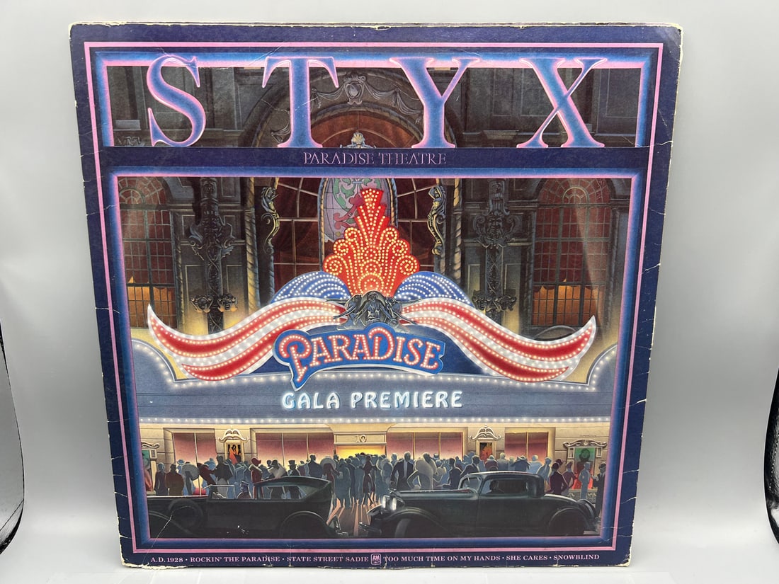 1980 Styx Paradise Theater Vinyl Album: 1980 Styx Paradise Theater Vinyl Album