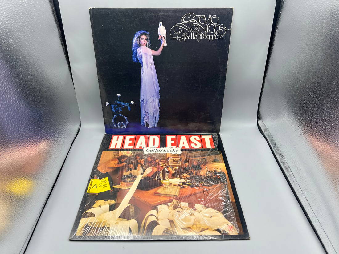 1981 Stevie Nicks Bella Donna & 1977 Head East Gettin Lucky Vinyl