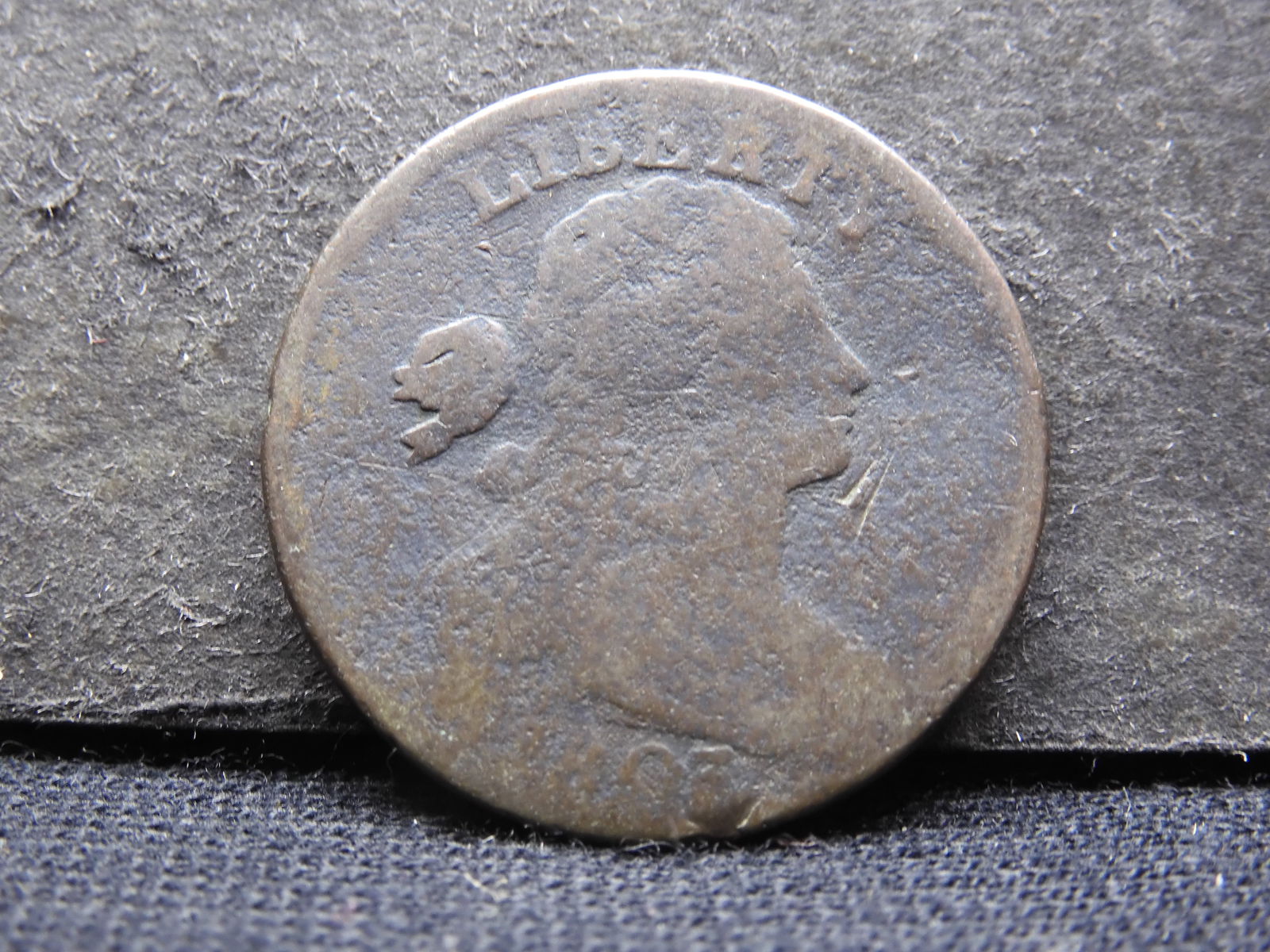 1803 Draped Bust Half Cent - AG/G (1 of 2)