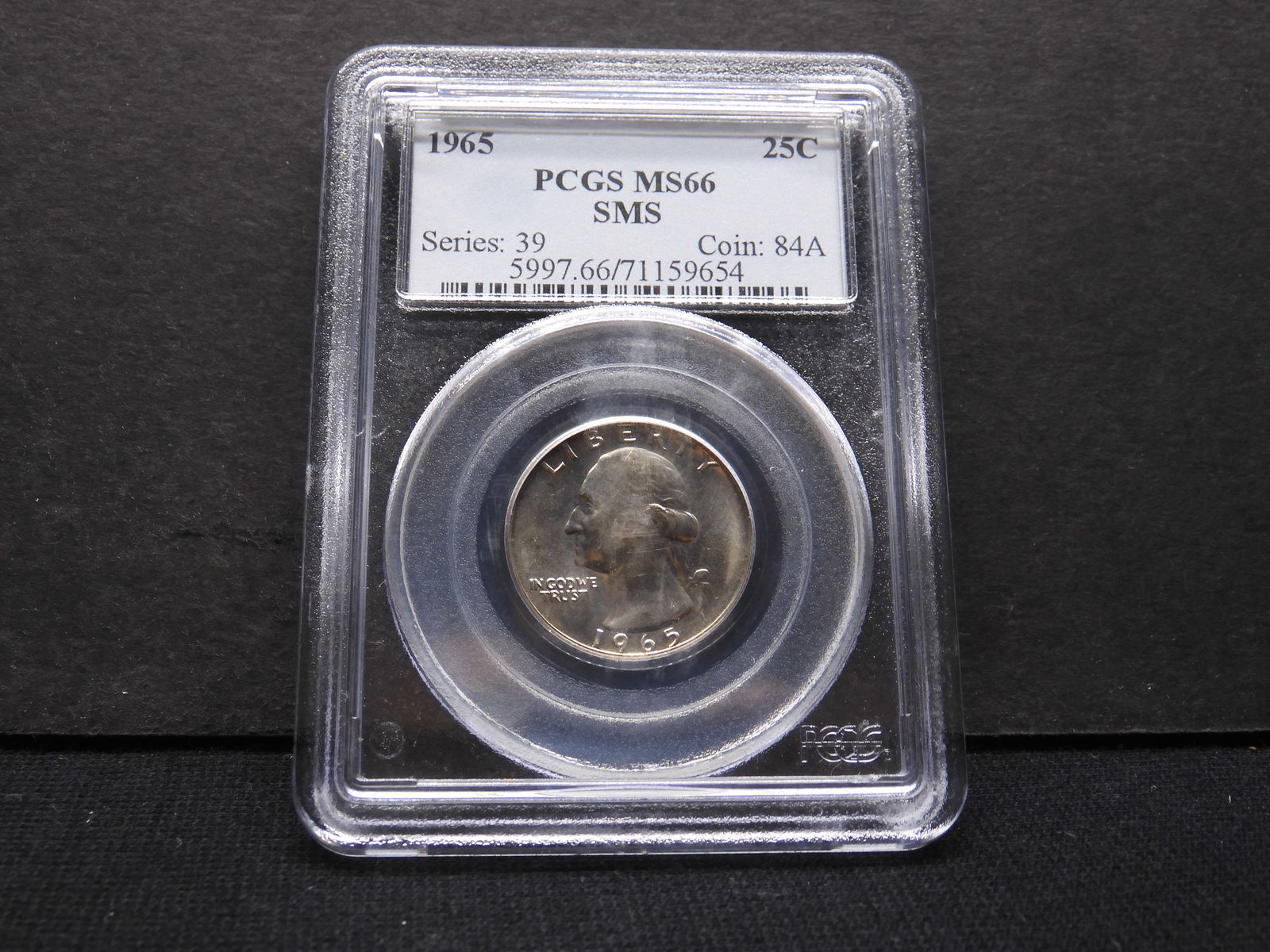 1965 SMS Special Mint Set Washington Quarter - PCGS MS66 (1 of 4)