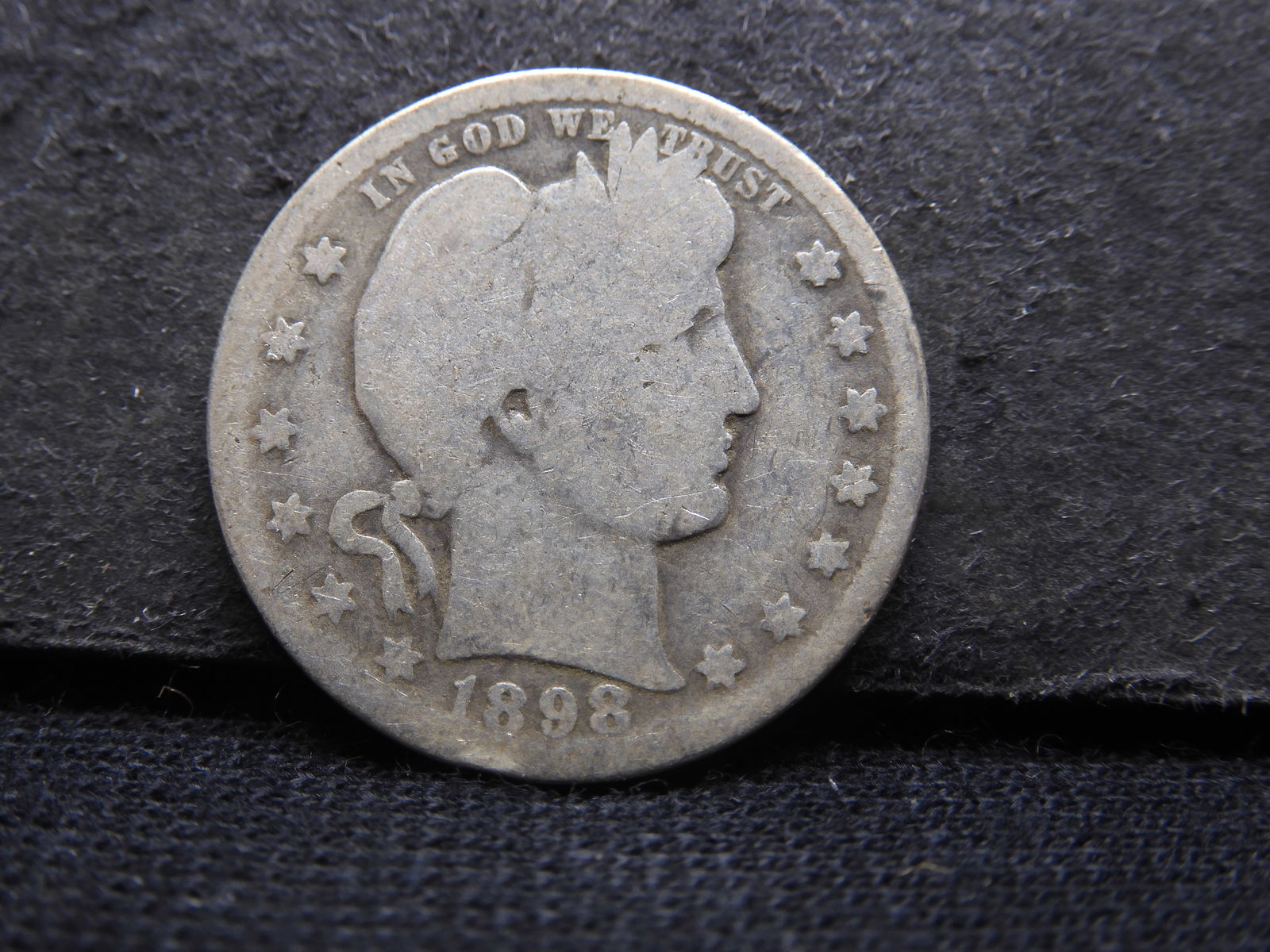 1898-O Barber Quarter - G (1 of 2)