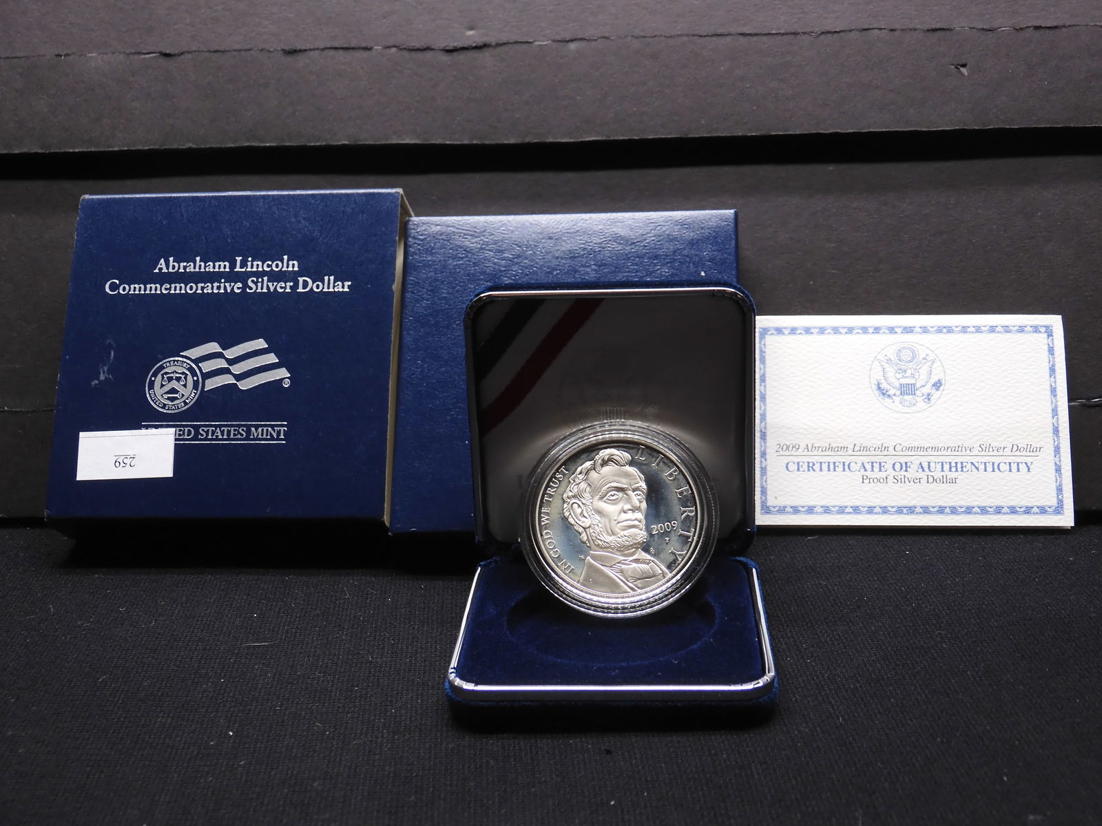 2009-P Abraham Lincoln Proof Silver Dollar - OGP (1 of 4)