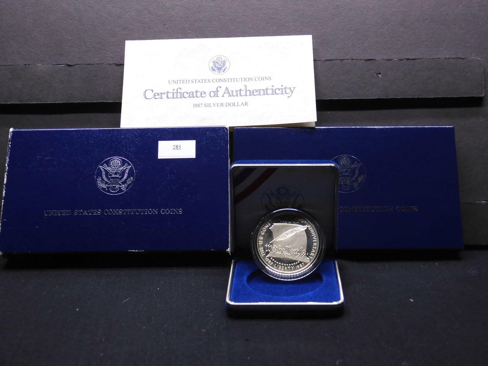 1987-S Constitution Proof Silver Dollar - OGP (1 of 4)