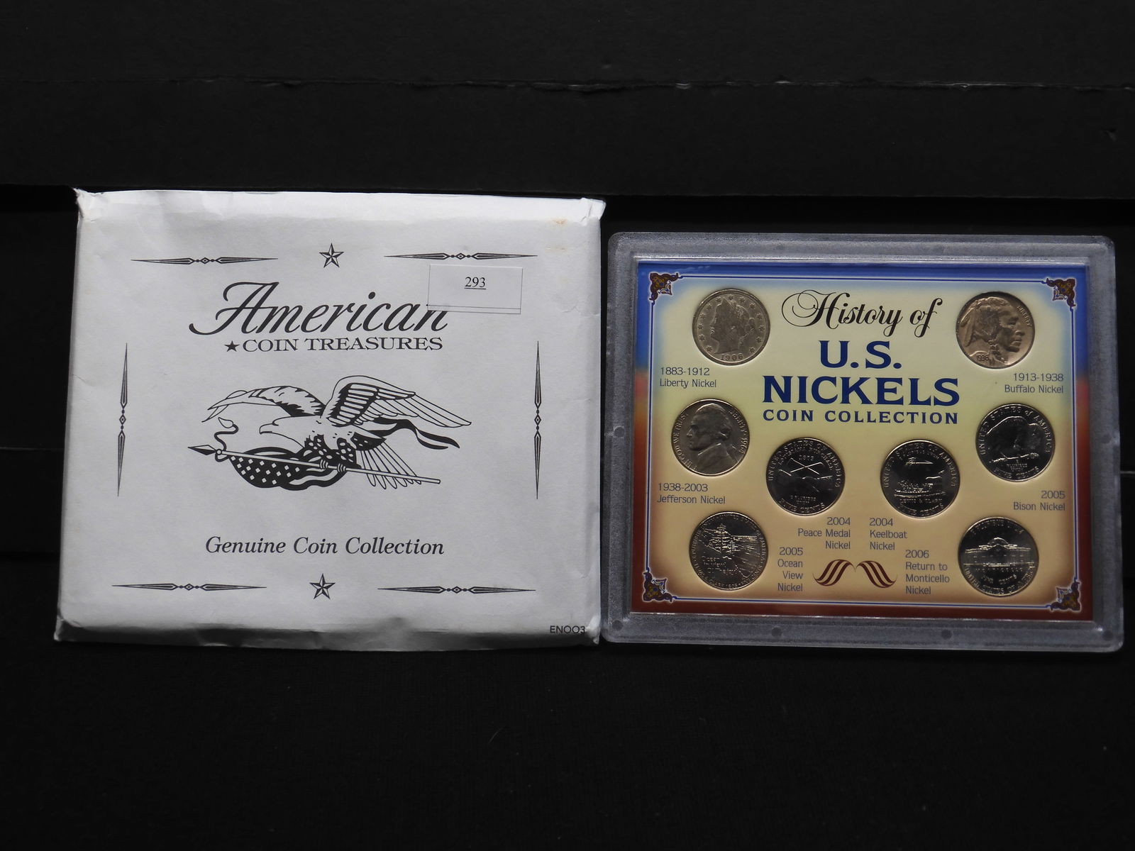 History of U.S. Nickels Coin Collection - 8 Coins (1 of 3)
