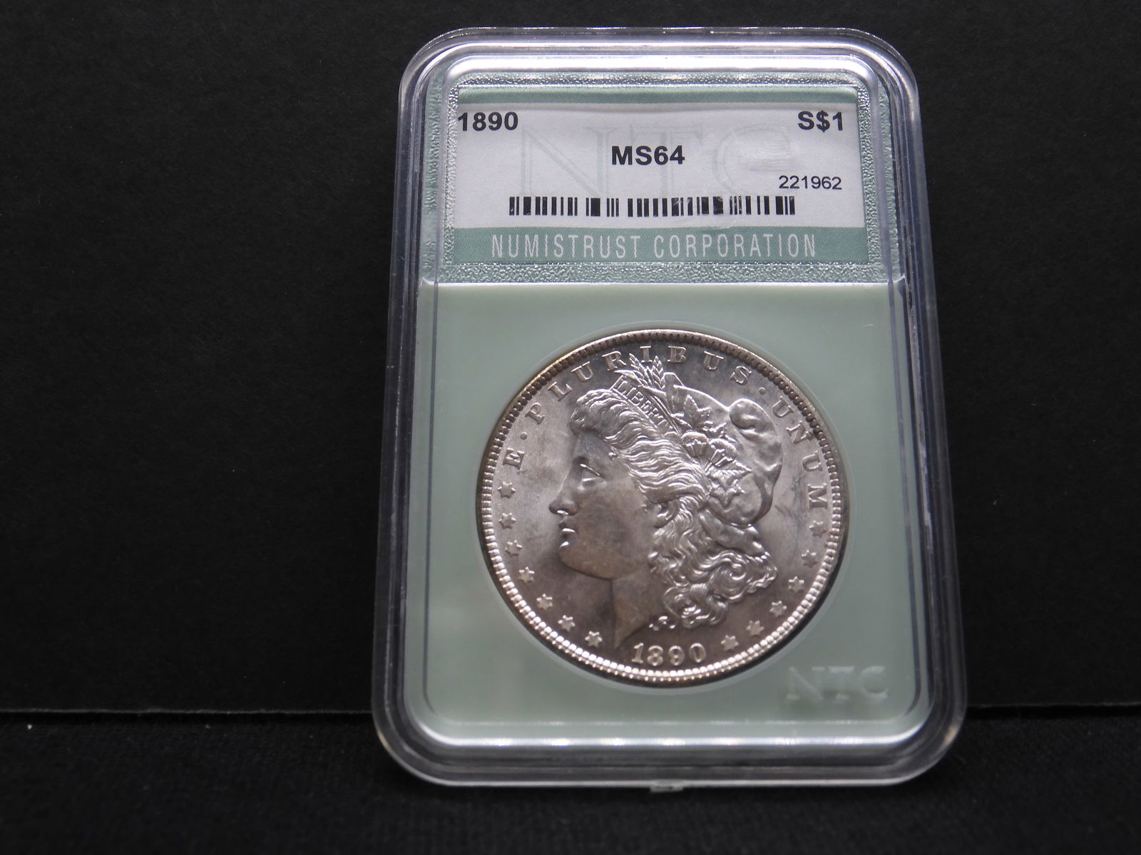 1890 Morgan Silver Dollar - MS64 Slabbed (1 of 4)