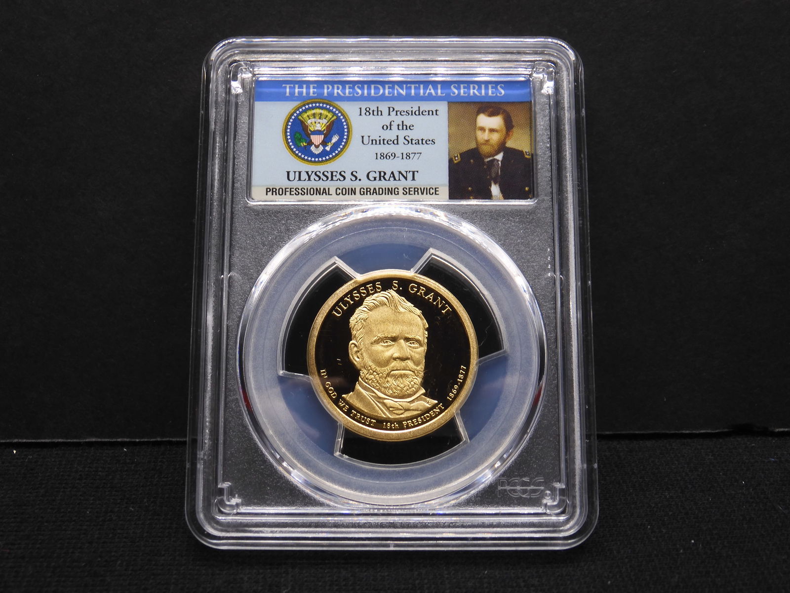 2011-S Ulysses S. Grant Presidential Dollar - PCGS PR69DCAM - 18th President: 2011-S Ulysses S. Grant Presidential Dollar - PCGS PR69DCAM - 18th President