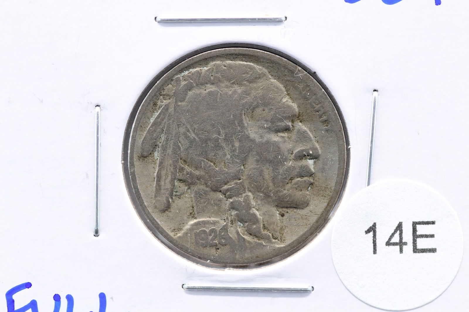 1926-D Buffalo Nickel. SEMI KEY. Scarce (1 of 3)