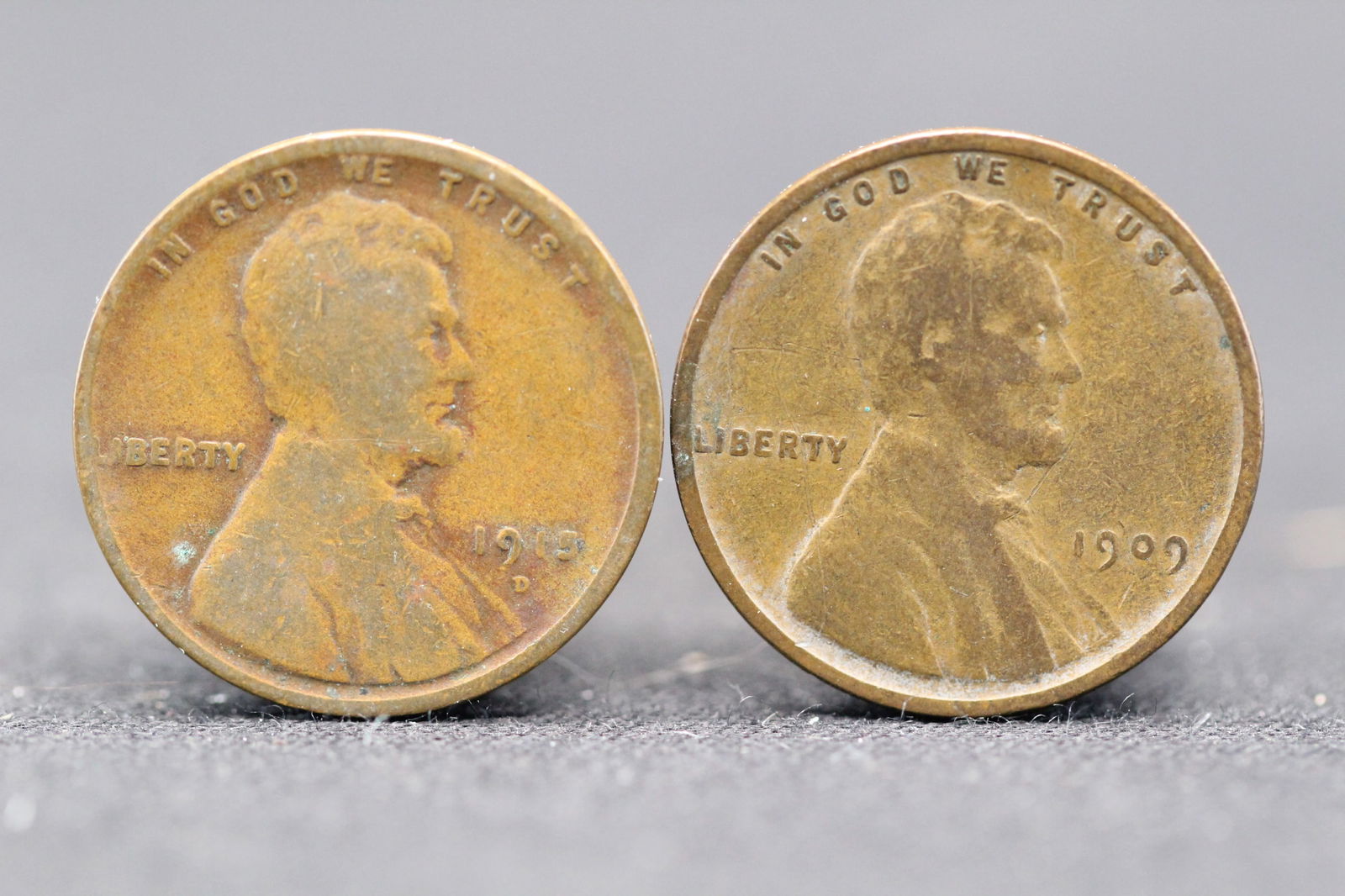 1909 VDB/ 1915-D Lincoln Wheat Cents. BETTER DATES (1 of 2)