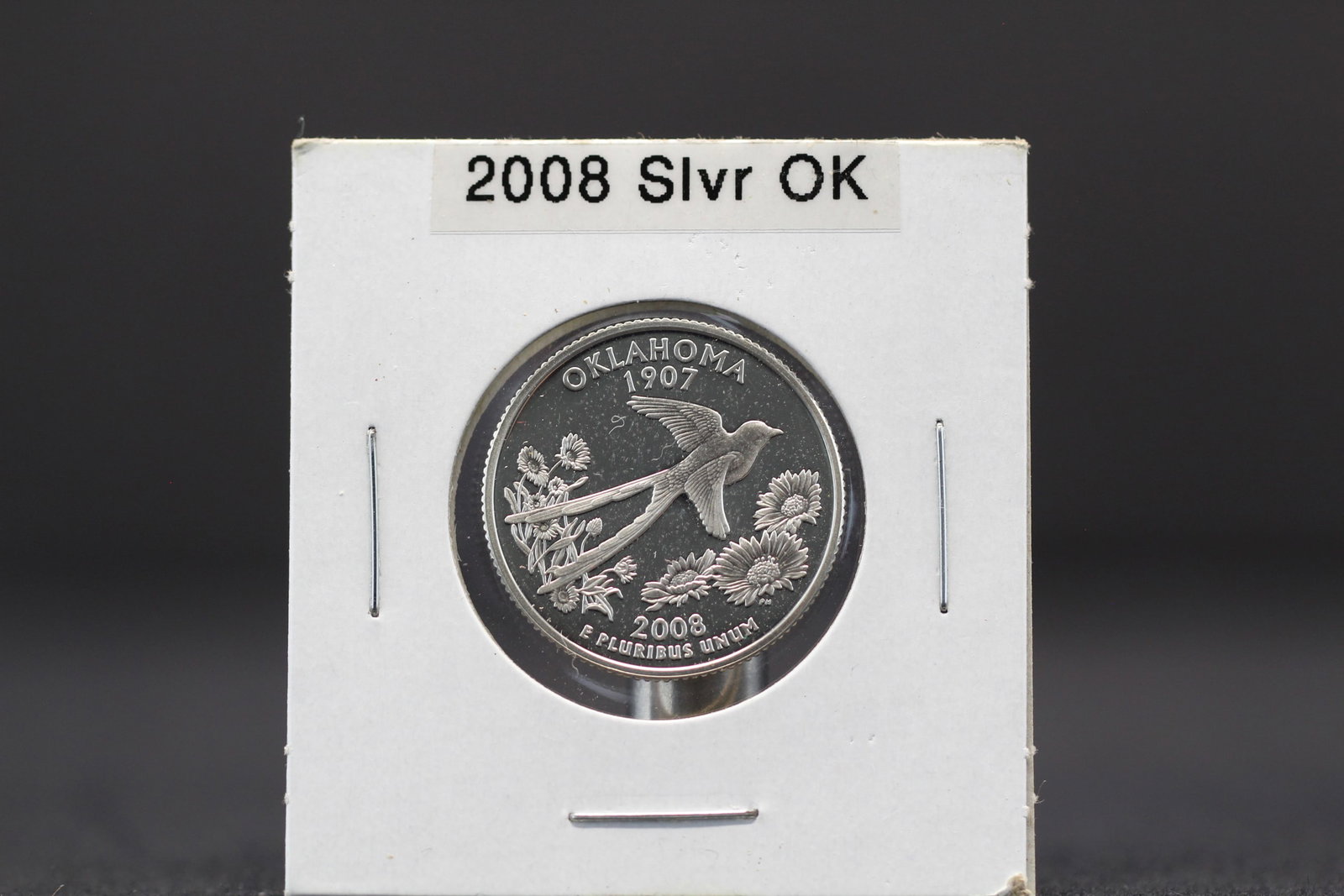 2008-S U.S.A. 25C Oklahoma State Quarter: 2008-S U.S.A. 25C Oklahoma State Quarter