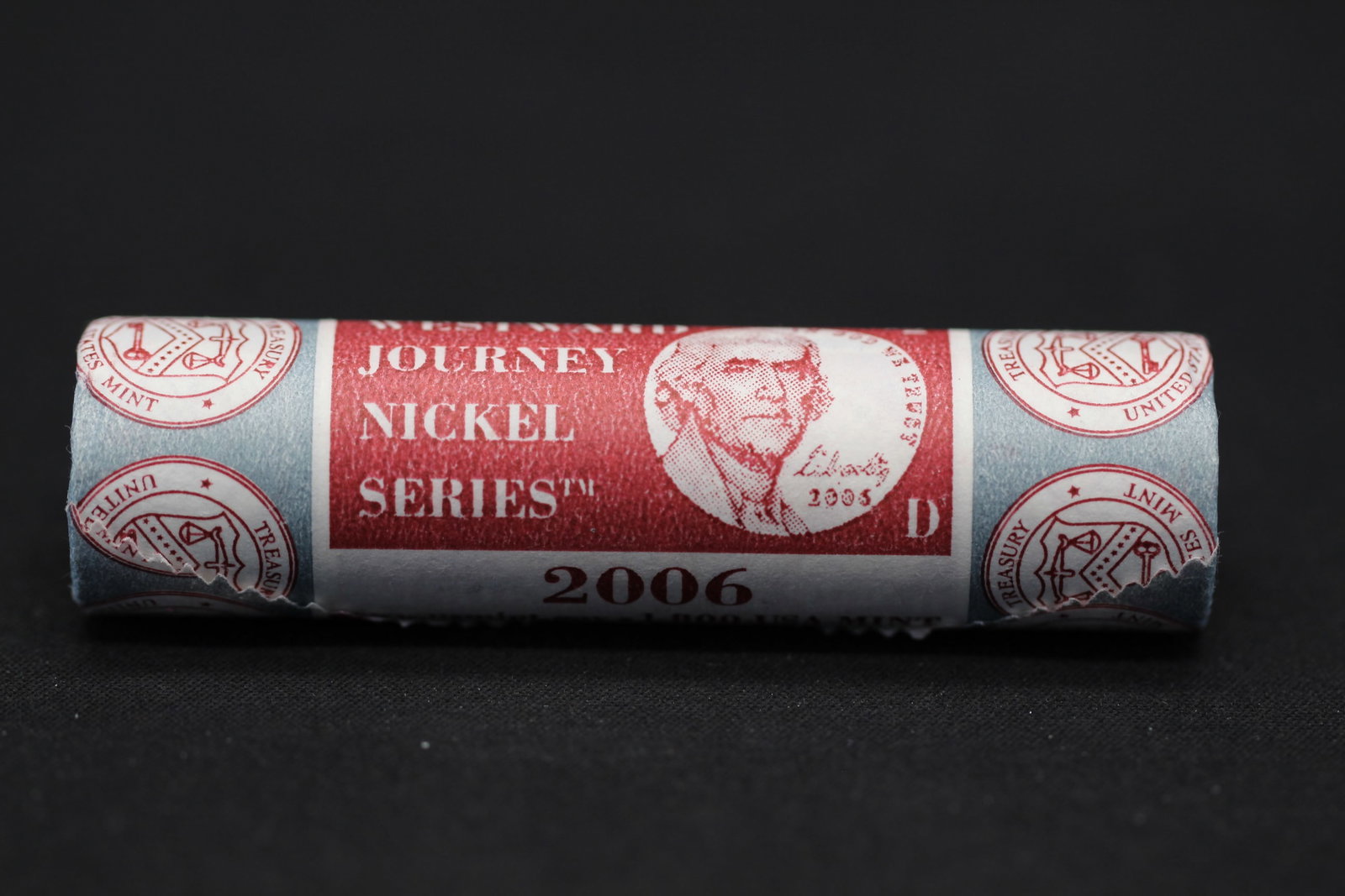 Bank Roll of 2006-D Westward Journey Nickels: Bank Roll of 2006-D Westward Journey Nickels