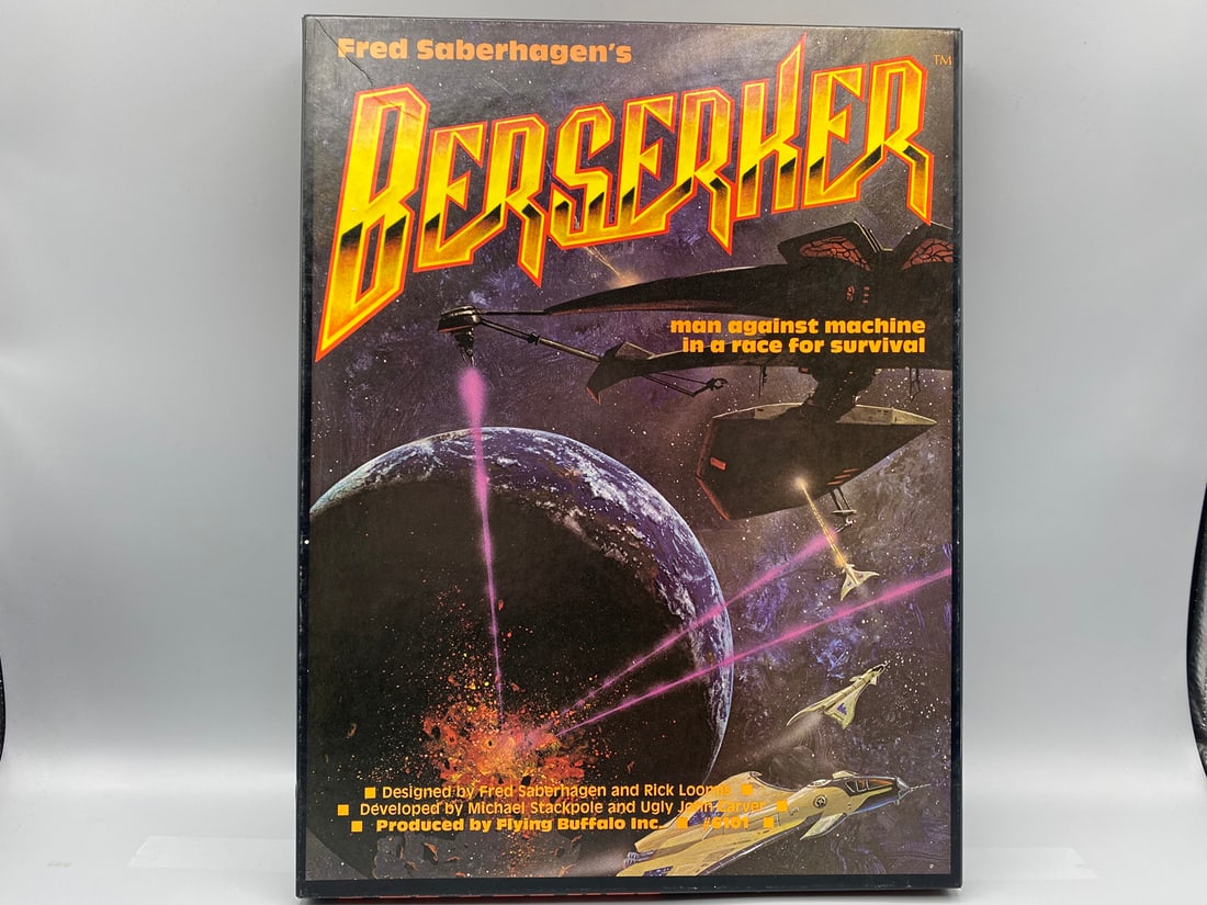 1982 FBI Fred Saberhagen's Berserker #6101 Board Game - Unpunched - Unchecked for completeness: 1982 FBI Fred Saberhagen's Berserker #6101 Board Game - Unpunched - Unchecked for completeness