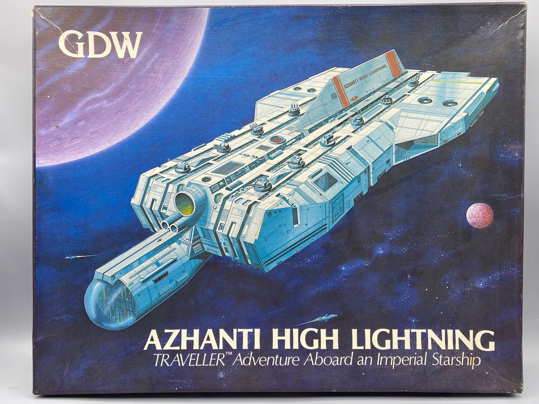 1980 GDW Azhanti High Lightning from Traveller series Board Game - Unpunched - Unchecked for: 1980 GDW Azhanti High Lightning from Traveller series Board Game - Unpunched - Unchecked for completeness