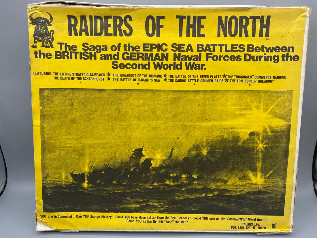 1974 Taurus Raiders of the North Board Game - Partially Unpunched - Unchecked for completeness: 1974 Taurus Raiders of the North Board Game - Partially Unpunched - Unchecked for completeness