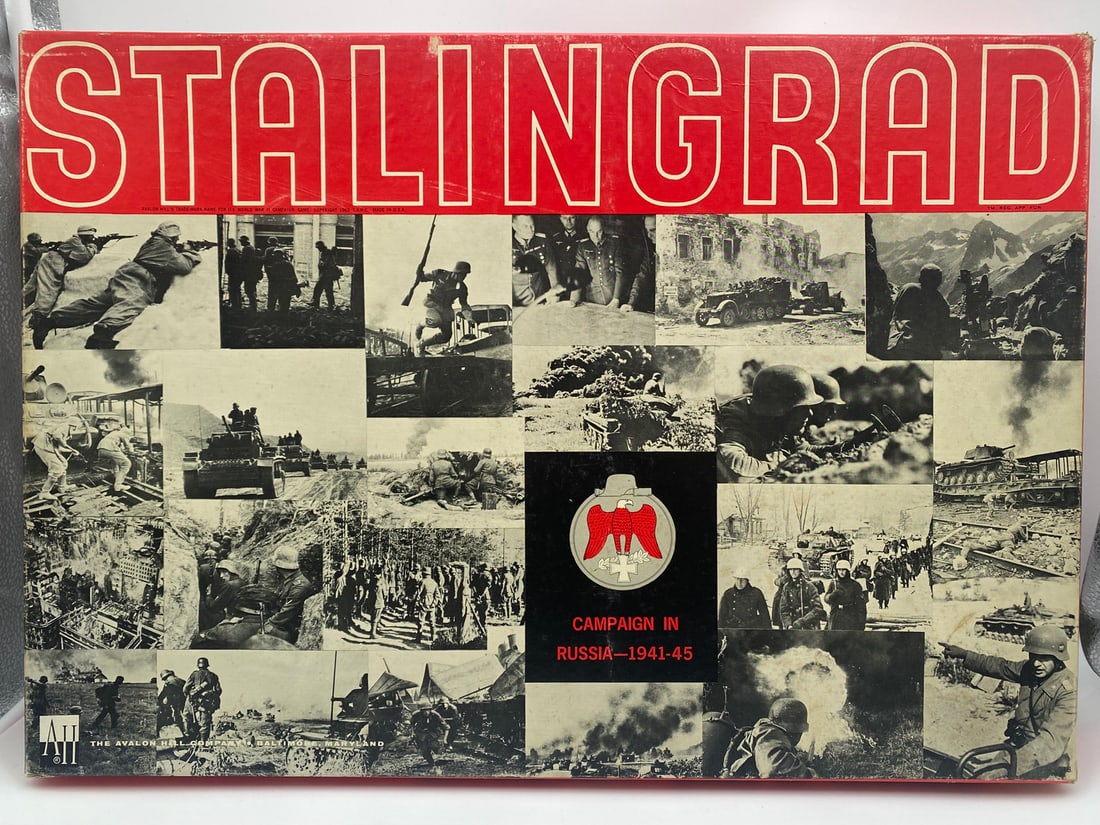 1963 Avalon Hill Stalingrad Board Game - Unchecked for completeness: 1963 Avalon Hill Stalingrad Board Game - Unchecked for completeness
