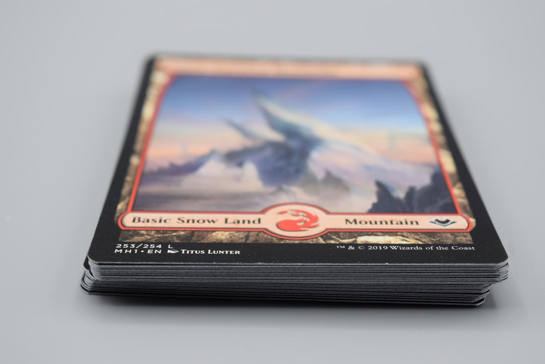 Magic the Gathering MTG Modern Horizons Snow Covered Full Art Lands Lot (1 of 2)