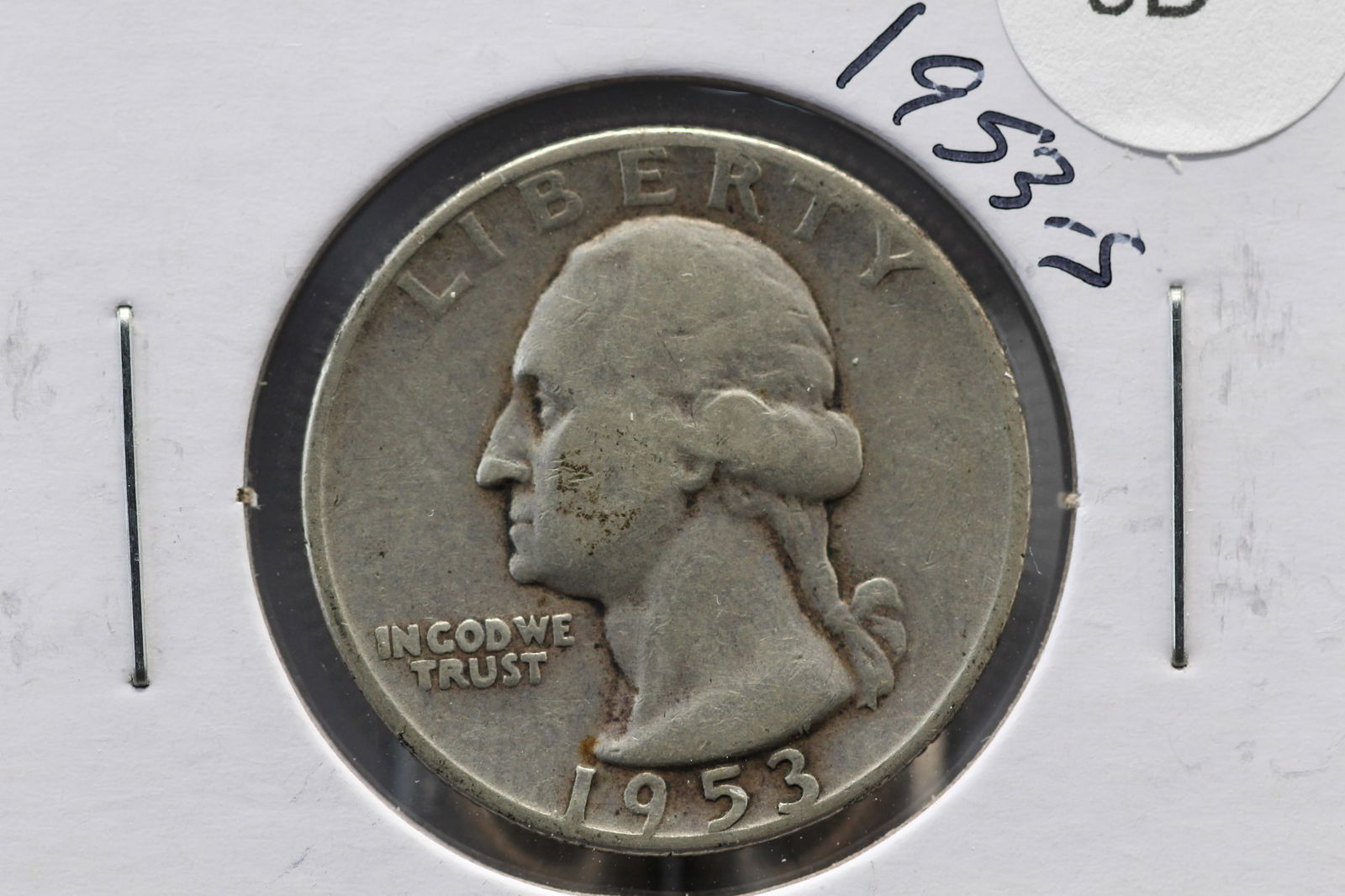 1953-S Silver Washington Quarter - Korean War Era! (1 of 3)