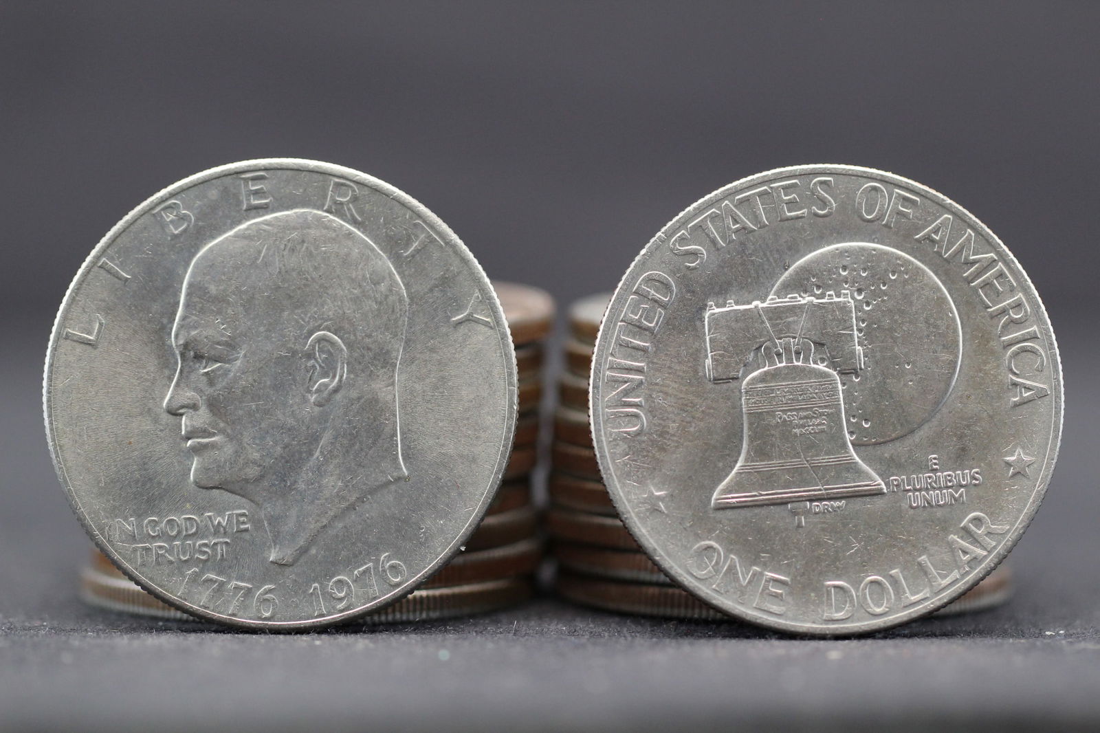 Roll Of 20 1776-1976 Bicentennial Eisenhower Dollars. (1 of 2)