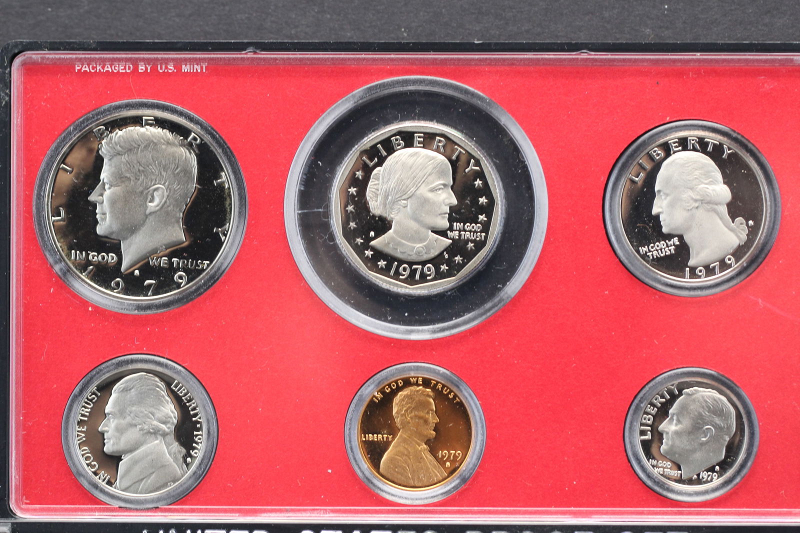 1979-S U. S. Mint Proof Set with Susan B. Anthony Dollar (1 of 3)