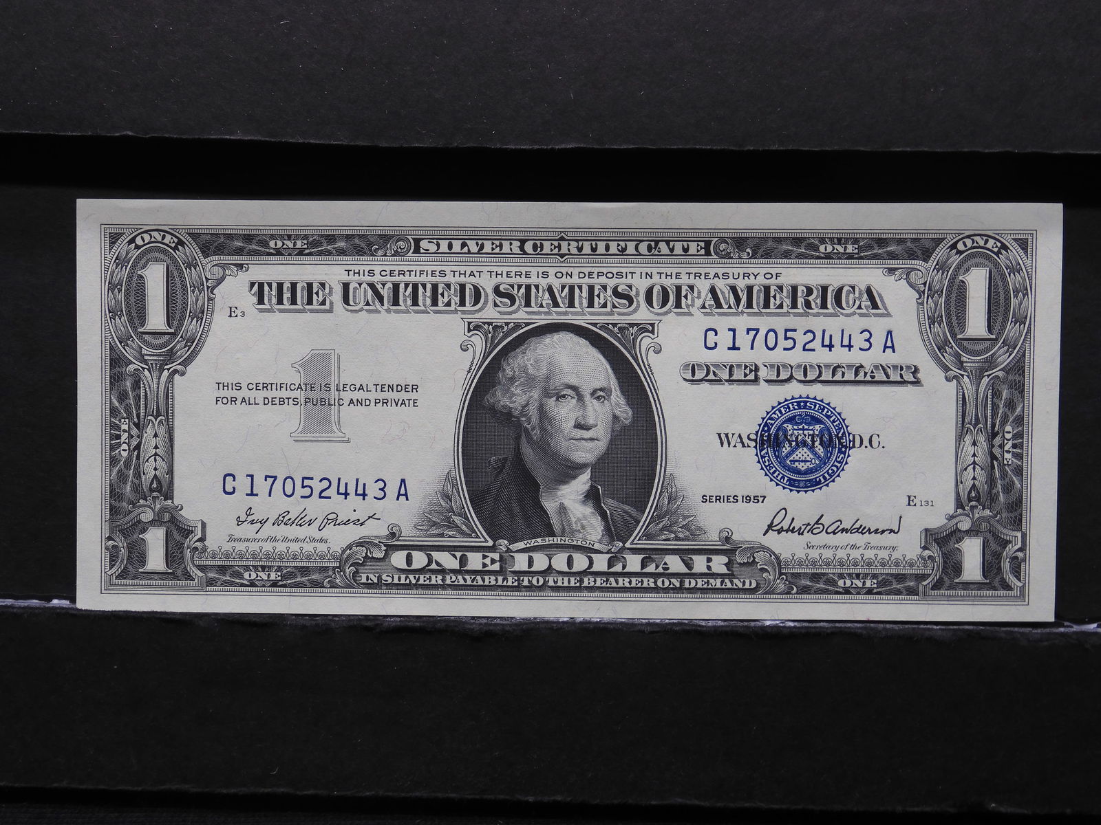 1957 Crisp $1 Silver Certificate (1 of 3)