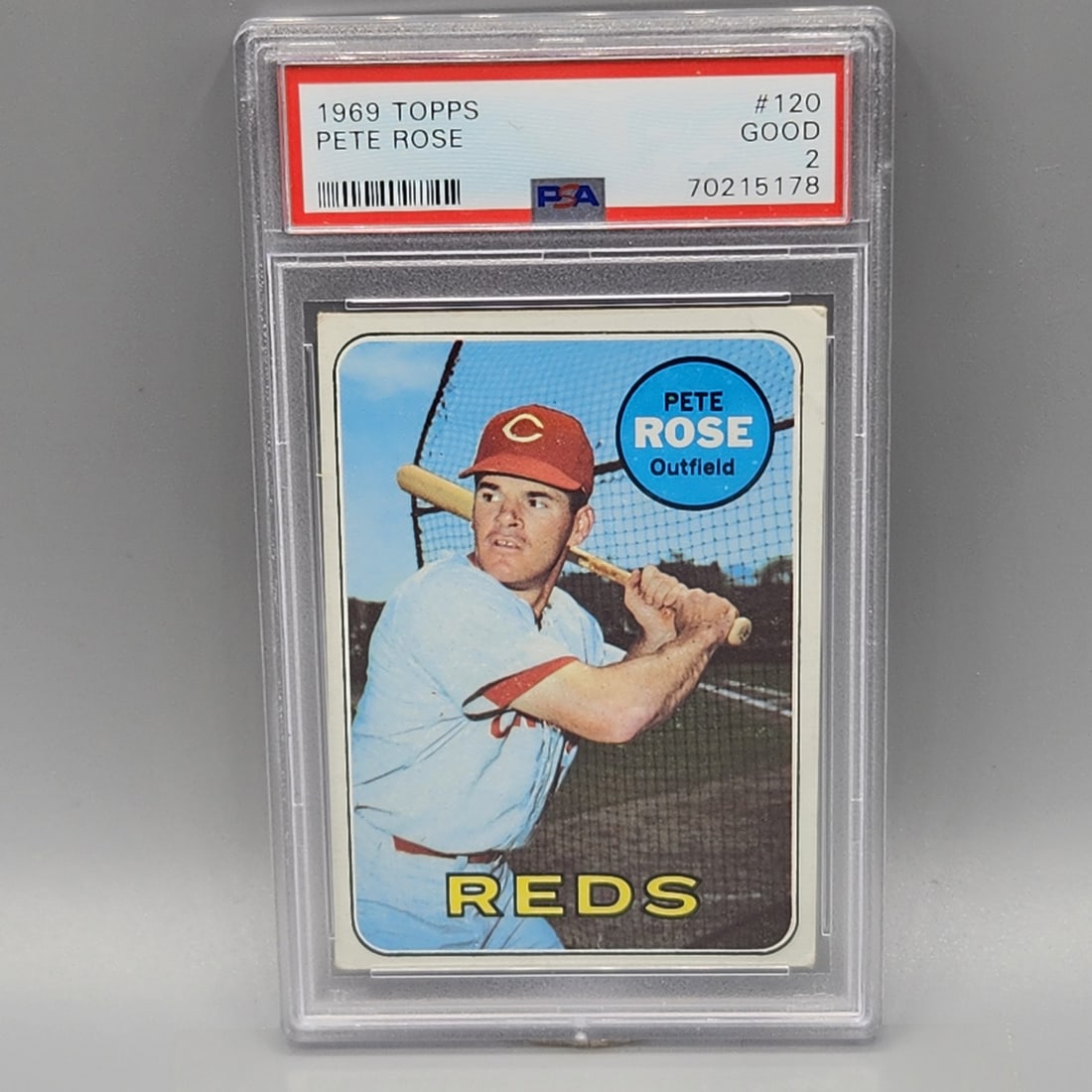 1969 Topps Pete Rose #120 PSA 2 (1 of 2)
