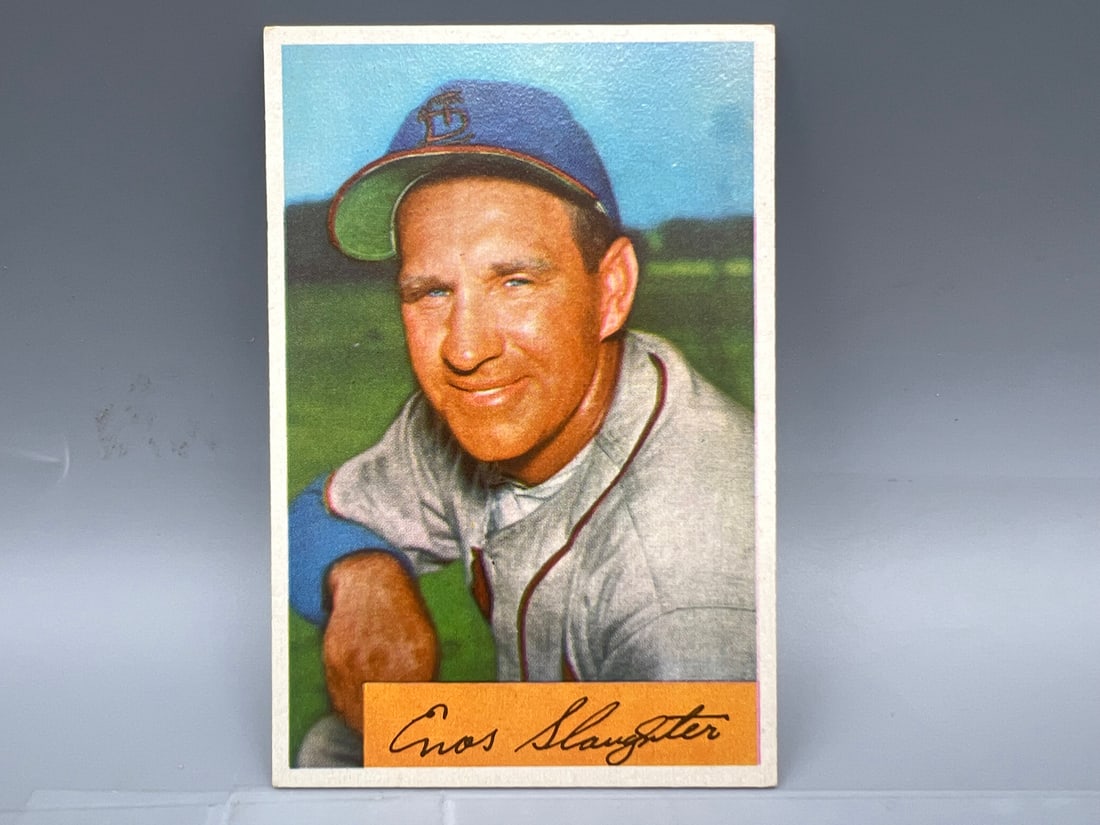 1954 Bowman Enos Slaughter #62 (1 of 2)