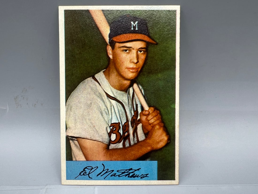 1954 Bowman Eddie Mathews #64 (1 of 2)
