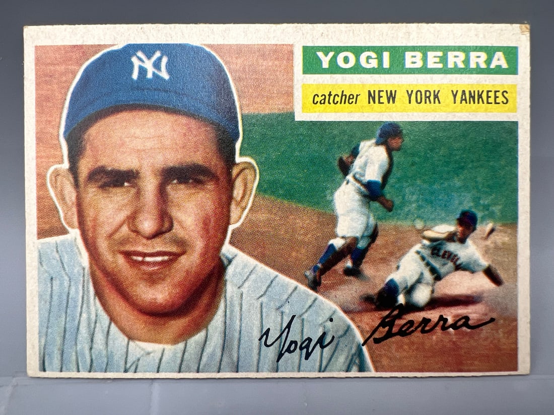 1956 Topps Yogi Berra #110: 1956 Topps Yogi Berra #110