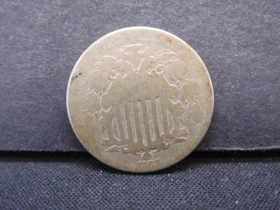 1867 Shield Nickel: 1867 Shield Nickel